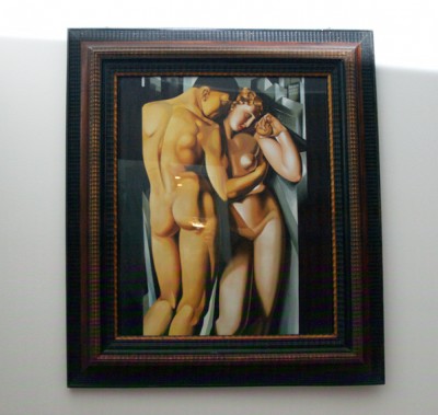 hand painted copy of “Tamara De Lempicka”