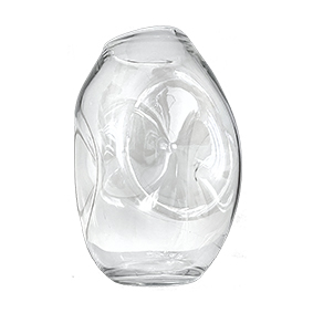 Glass vase “deformed”