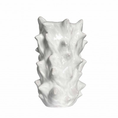 White ceramic vase “Delia”