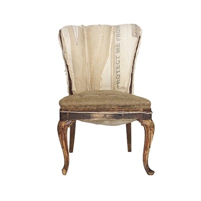 poltroncina barocchetto shabby chic