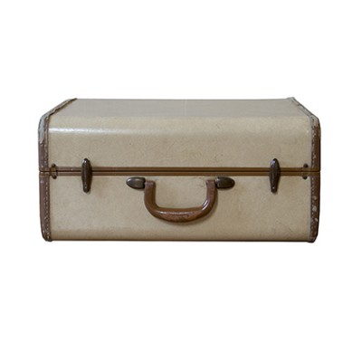 Valigia vintage  Samsonite in pergamena