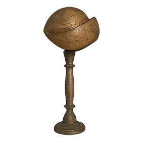 vintage wooden hat form