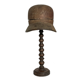vintage wooden hat form