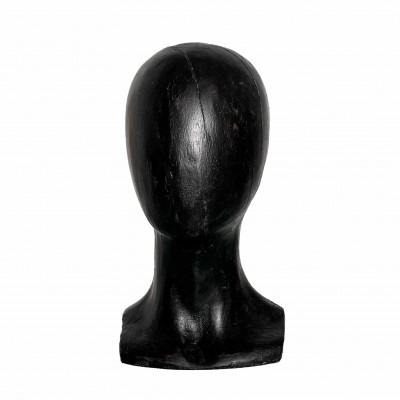 wooden black head “face no face”