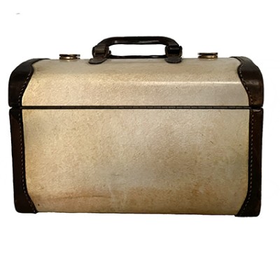 Vintage vellum beauty case