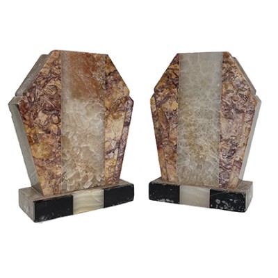 decò marble bookends