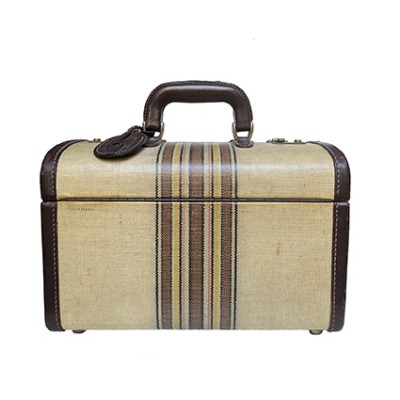 vintage  beauty-case con righe