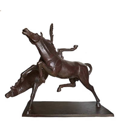 Sculpture “two Horses”